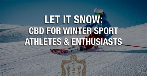 CBD For Winter Sports